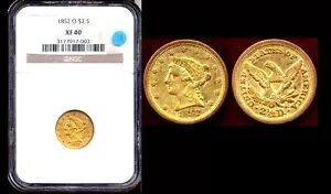 1852-O $2.5 NGC XF40 IWiJ[\ʉH oeBS[h NH[^[C[O++