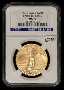 2010 G$50 1IX AJC[O - [X - NGC MS 70 - SKU-G2819