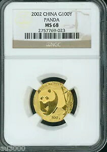 2002 �S�[���h �p���_ 1/4 �I���X NGC MS68 100-Y MS-68 ���� 100Y ��!!!