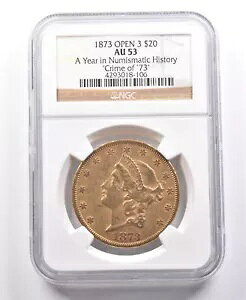 1873�N �I�[�v��3 $20 ���o�e�B�w�b�h �ݕ��w ���� ���j �ƍ� 73 AU53 NGC *2168