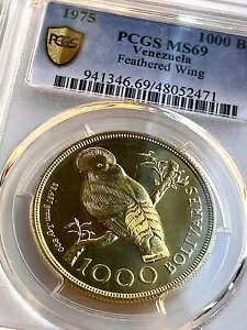 �x�l�Y�G�� - 1975�N - 1000�{���o�� - ��̗Y�{ - �H������ - PCGS-