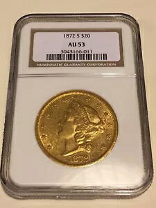 1872-S AU53 NGC 20h oeB _uC[O ɗǍDȏԁiPCGSȂj