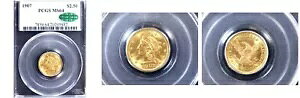 1907�N $2.50 MS64 PCGS/CAC-PQ-FLASHY-LIBERTY HEAD QUARTER EAGLE