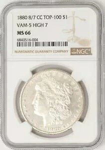 1880-CC �����K����� $ 8/7 Vam 5 High 7 MS66 NGC 948515-10