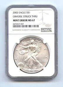 2002N 1h Vo[C[O \ʃXgCNX[ NGC MS67 A ~gG[