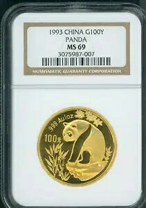 1993 �S�[���h �p���_ 1 �I���X NGC MS69 MS-69 ���� 100Y 100 �� �������Â��z���_�[!