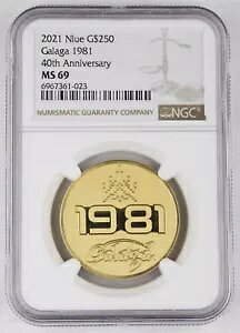 jEG 2021 1IX 250h GALAGA? 40NLO NGC MS69 GEM s: 40
