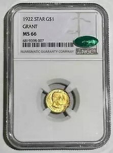 1922N P Grant 1h NGC MS-66 CAC