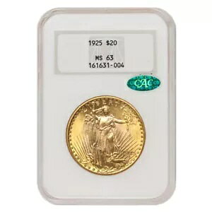 1925N 20h S[h ZgS[fX _uC[O NGC MS63 CAC F`CXRC