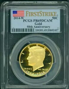2014-W 50NLO 50Zg S[hv[t  JFK PlfB PCGS PF69 PR69 FS