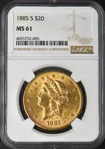 1885-S 20h oeBwbh _uC[O - NGC MS61 - ?COINGIANTS?