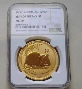 2008N I[XgA  1IX 100h lN - NGC MS70 - V[Y2