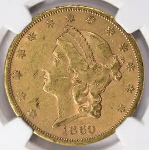 1860-S oeB 20 h S[h _u C[O *NGC XF40 CAC* A *v!!!