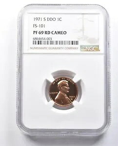 1971-S DDO J[LOكZg FS-101 PF69 RD CAM NGC *6384