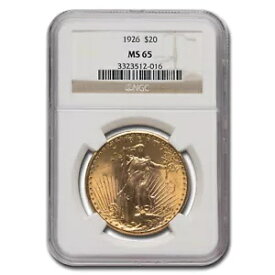 1926年 20ドル セント・ゴーデンズ ゴールド ダブルイーグル MS-65 NGC