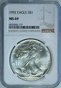 1992 AJ Vo[ C[O h NGC MS69 / ~NX|bgȂ / FȂ / ܂Ȃ