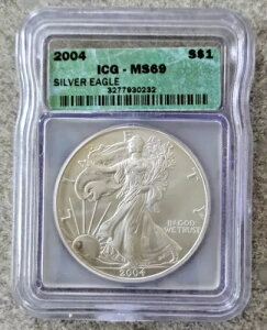 2004 Vo[ AJ C[O BU ICG MS69 O[h 1 h 1 IX  UNC