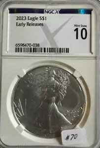 2023 �A�����J�� �V���o�[ �C�[�O���ANGC MS 10 038 �𑁊������[�X