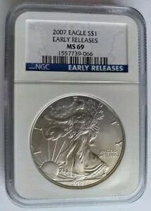 2007 S$1 Vo[ C[O NGC MS69 [X 1 IX .999 ㎿