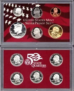 2004-S US MINT 11 �R�C�� �V���o�[ �v���[�t �Z�b�g�ACOA ����� OGP �t���A�e 1.338 �I���X�̃V���o�[