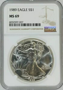 1989 AJ Vo[ C[O NGC MS69 - ~NX|bgȂ - v~Ai̕