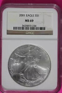 2001 MS 69 �A�����J�� �V���o�[ �C�[�O�� 1 �I���X NGC �O���[�h�F��{���̃X���u 193