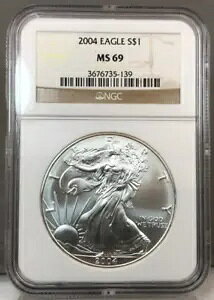 2004 $1 AJ Vo[ C[O NGC MS69 ~ 1IX