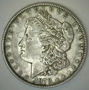 1878 ���[�K�� �V���o�[ �_���[ 7TF �ɍח��� XF $1 �^�C�v �R�C�� �t�B���f���t�B�A
