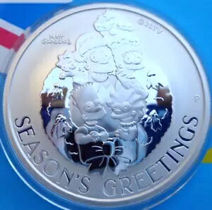 2022-P co THE SIMPSON'S SEASONS GREATINGS BU RC .9999 ɍ׃Vo[