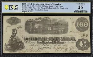 T-40 $100 R - TAgjI - eLTXtX^v PCGS-B VF 25