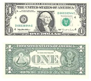 1995 $1 N[uhnEFuvX D-C ubNm[g Fr 1923-D #8944