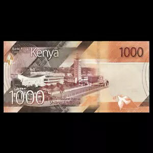 ケニア 1000 シリング VF 2019 紙幣、P-56 - 1 枚
