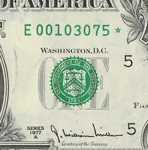 1977A $1 b`h X^[ m[g 1 h E00103075* CRISP UNC