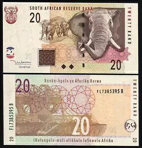 AtJ 20 RAND P-129A ND 2005 Animal ELEPHANT UNC AtJʉ݃