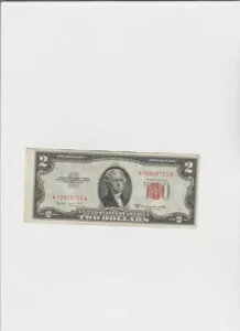 1953-B $2 ԃV[AyʂԁB