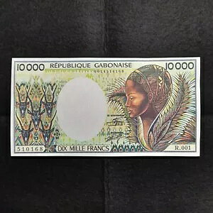 10000 フラン 1984 ガボン再生産紙幣 P-7a