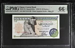 GWvg 25 sAXg 1977 P 47 c  UNC PMG 66 EPQ