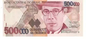 �u���W������ 500000 �N���[�C���X C231 - 1993 - AU/UNC - A0001000507A