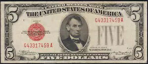 Fr.1528 1928C $5 @ʉݎ ɏ㎿