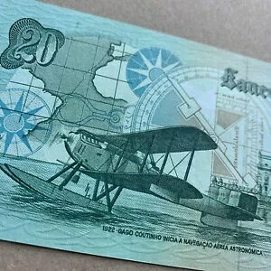 航空ポルトガル 20 エスクード紙幣 1978 飛行機紙幣通貨飛行機