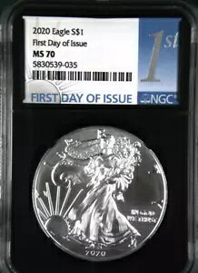 2020 $1 AJVo[C[O NGC MS70 T-1 FDOI x ubNRAv[tI