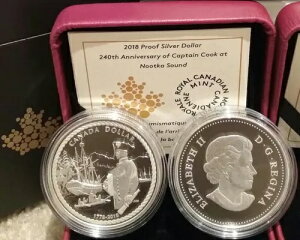 1778-2018 �v���[�t �V���o�[ �_���[ $1 240th A. �L���v�e�� �N�b�N �k�[�g�J �T�E���h �J�i�_ �R�C��