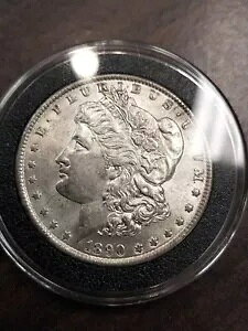 1890 P US �����K�� �V���o�[ �h�� $1 AU+ / BU-!�f���炵�������ڂ̃R�C���I Q93