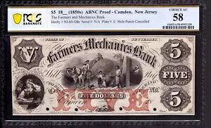 1850 $5 t@[}[Y JjbNX oN Jf j[W[W[ v[t Iu\[g  PCGS AU 58