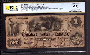 1850 $1 I}n VeB oN & h Jpj[ luXJBp~c PCGS AU 55