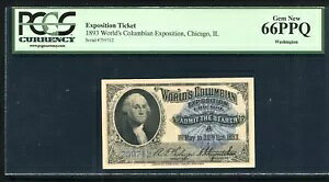 1893 NERrA`Pbg VJSACmCBVg PCGS UNC-66PPQ