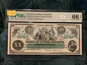 1872N $20 TEXJCiB R??rA - GEM  PMG 66