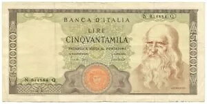 50000  BANCA D'ITALIA Iih _ B` f[T 1970/07/19 BB