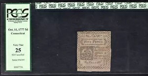 CT-217 1777 �N 10 �� 11 �� 5d 5 �y���X �R�l�`�J�b�g �R���j�A������ PCGS VF-25