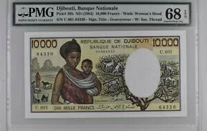 �W�u�` 10,000 �t���� ND(1984) P39b / PMG �X�[�p�[�u GEM68EPQ